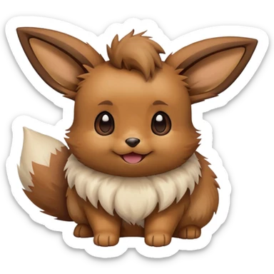 Eevee emoji sticker
