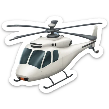 Moth Helicopter sticker