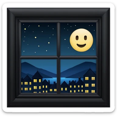 night window sticker