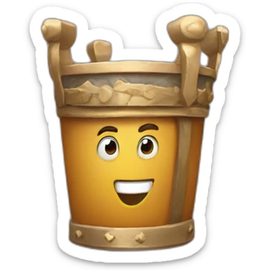 Portador de trono sticker