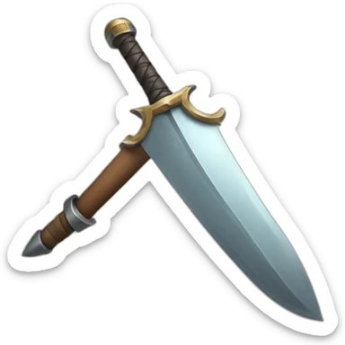 blended sword sticker