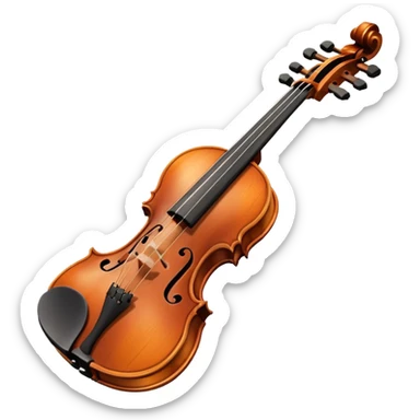 Violin sticker