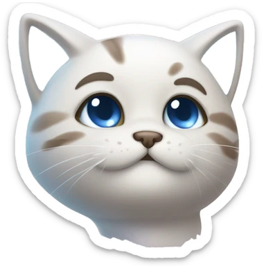 LunarHype

    A cute cat face with sparkling eyes, blushing cheeks, and paws raised to show excitement sticker