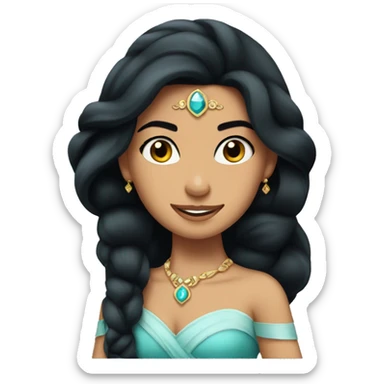 Princesa jasmine sticker
