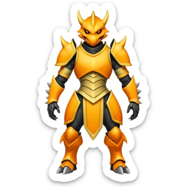 Haxorus (full body) sticker