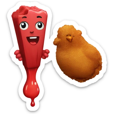 Koolaid and friedchicken sticker