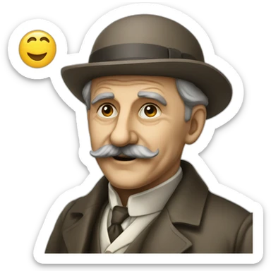 Louis bleriot old man sticker