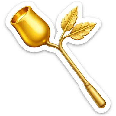 eleganter pfeil in gold der nach oben zeigt für wachstum sticker