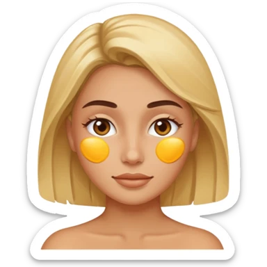 Detox face sticker