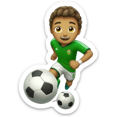 tortuga jugando al fútbol  sticker