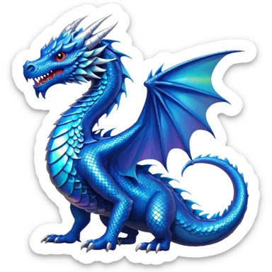 Blue dragons sticker
