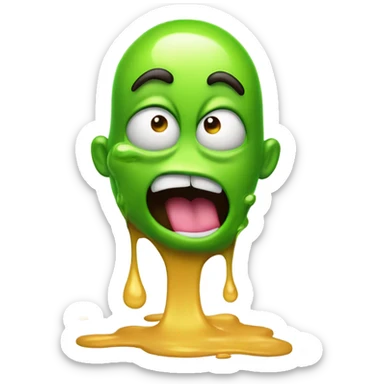 vomit emoji sticker