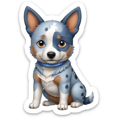 Blue heeler  sticker