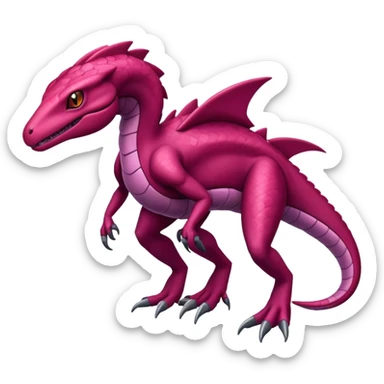 Salazzle-Genesect-Koraidon-Fakémon-hybrid-creature (full body)  sticker