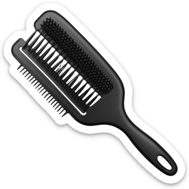 air cushion comb for hair with flexible bristles sticker
