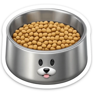 dog food bowl

 sticker