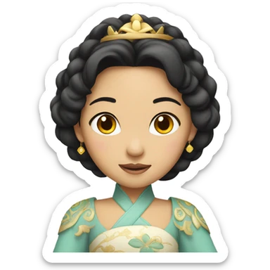 Asian Princess sticker