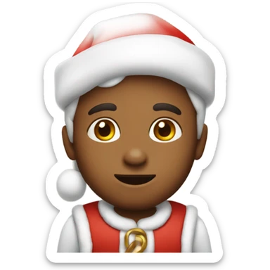 Santa’s little helper sticker