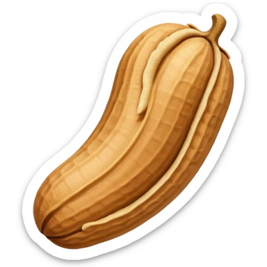 a Peanut with detail (no face) sticker