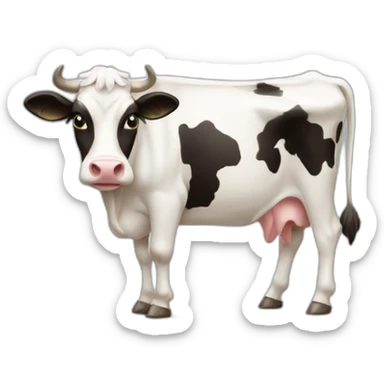 Vache qui vend du lait sticker