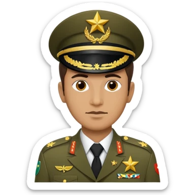 pakistan army major rank sticker