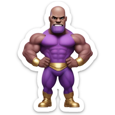 Thanos from squid game sticker