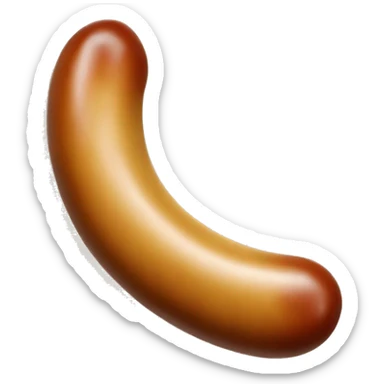 a signle bratwurst sticker