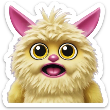 furby toy sticker