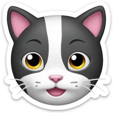 Hello kitty emoji cat sticker
