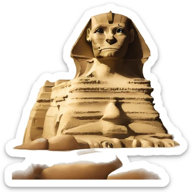 Great sphinx of Giza sticker