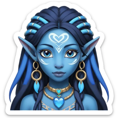 neytiri with love eye heart sticker