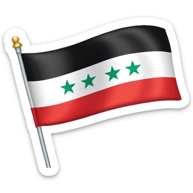Syria flag  sticker