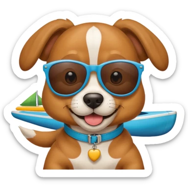 animal de vacances sticker