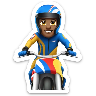Speedway rider sticker