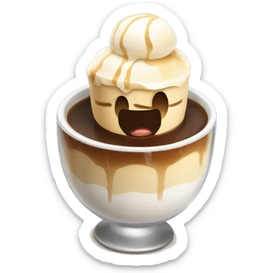 Affogato sticker