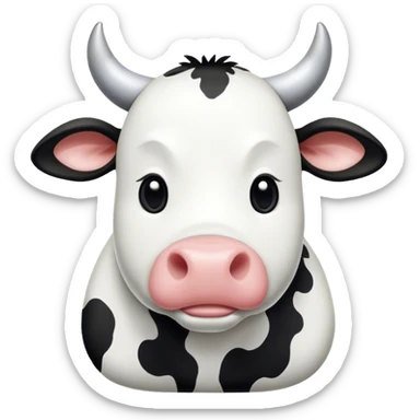 Mysterious chic fil a cow sticker