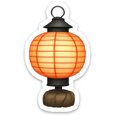 Japanese lantern  sticker