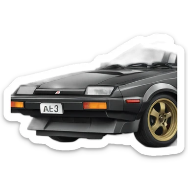 AE86 trueno sticker