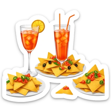 Aperol Spritz and Nachos sticker
