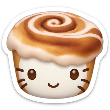 Cinnamonroll in hello kitty  sticker