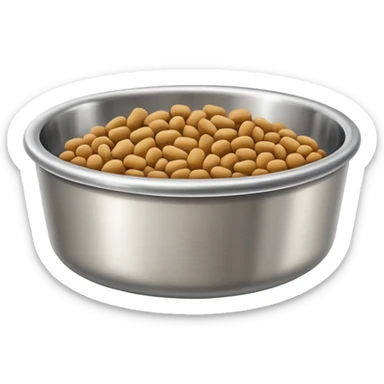 dog food bowl

 sticker