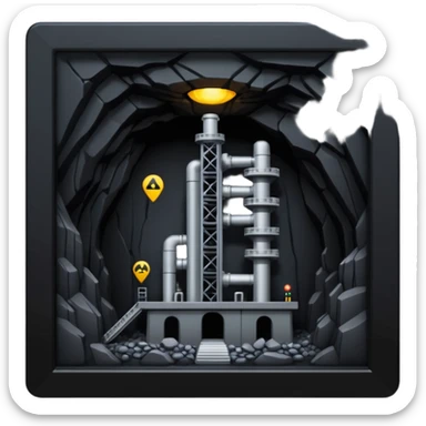 The structure population control unit lives in the caves black caves sticker