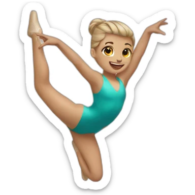 Gymnaste sticker