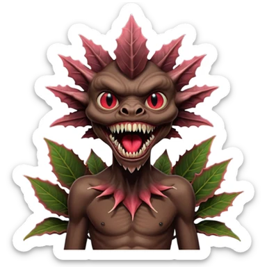 Demorgorgon de stanger things sticker