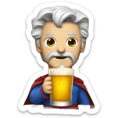 Docteur strange-drink-beer  sticker