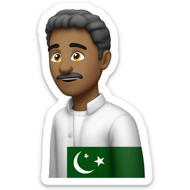 What comes to your mind when you hear the term PAKISTAN? sticker