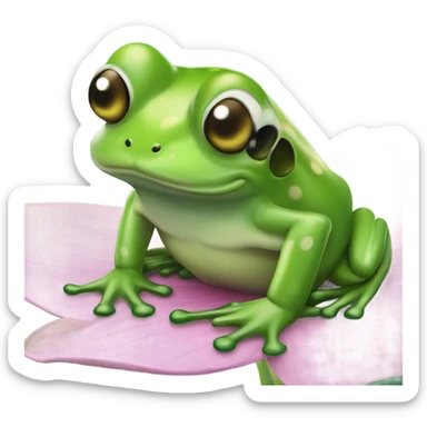 Frog sticker