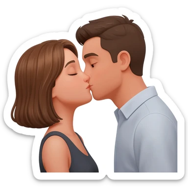 Kisses sticker
