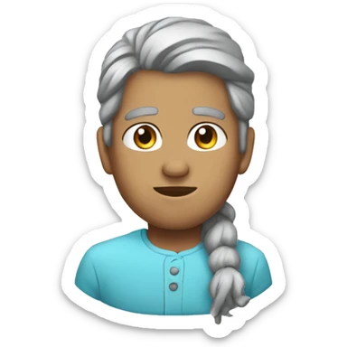 Lazo color celeste sticker