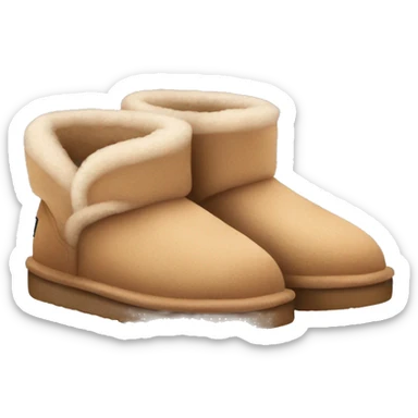Ugg slippers sticker